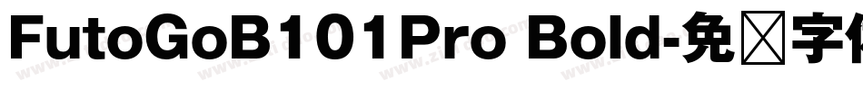 FutoGoB101Pro Bold字体转换